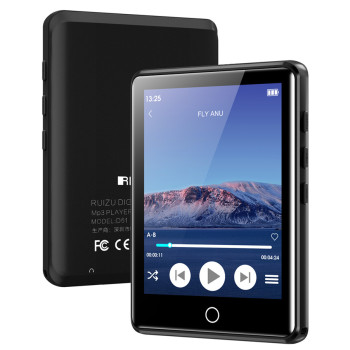 RUIZU MP3 player M6 με οθόνη αφής 2.8", 8GB, Bluetooth, ελληνικό μενού, μαύρο