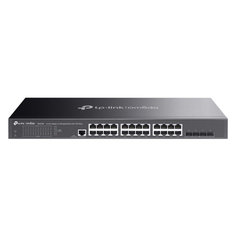TP-LINK Omada access switch SG3428, 24-Port Gigabit, 4x SFP, V2.30