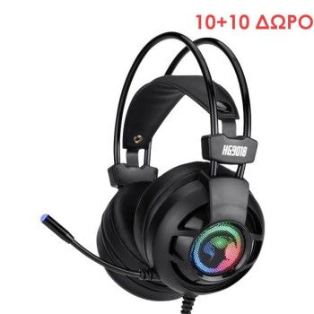10 + 10 ΔΩΡΟ MARVO HG9018 ΑΚΟΥΣΤΙΚΑ GAMING 7.1 SURROUND USB