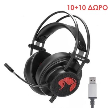 10 + 10 ΔΩΡΟ MARVO HG9055 ΑΚΟΥΣΤΙΚΑ 7.1 - USB2.0 GAMING
