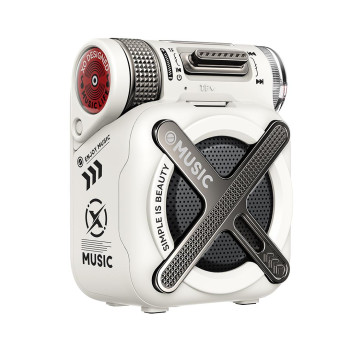 XO F72 MECHA ΦΟΡΗΤΟ ΗΧΕΙΟ BLUETOOTH, ΛΕΥΚΟ