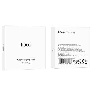 HOCO Y18 ΚΑΛΩΔΙΟ ΦΟΡΤΙΣΗΣ SMART WATCH, ΜΑΥΡΟ