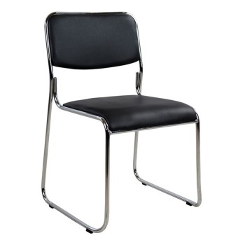 ΚΑΡΕΚΛΑ ΓΡΑΦΕΙΟΥ ΣΥΝΕΡΓΑΣΙΑΣ MABEL HM1019.01  ΜΑΥΡΗ 48,5x51,5x77Yεκ.