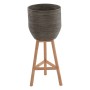 ΓΛΑΣΤΡΑ ΑΠΟ RATTAN ΚΑΙ BAMBOO HM7815 31x30x80Yεκ. ΦΥΣΙΚΟ - ΠΡΑΣΙΝΟ