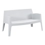 ΚΑΝΑΠΕΣ 2-ΘΕΣΙΟΣ ΠΟΛΥΠΡΟΠΥΛΕΝΙΟΥ SLEEK HM6366.01 ΧΡΩΜΑ ΛΕΥΚΟ 118x48,5x73Υεκ.
