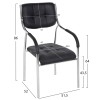 ΚΑΡΕΚΛΑ ΕΠΙΣΚΕΠΤΟΥ OBERON HM1018.01 ΜΑΥΡΟ PU 51x52x86Υ εκ. ΚΑΡΕΚΛΑ ΕΠΙΣΚΕΠΤΟΥ OBERON HM1018.01 ΜΑΥΡΟ PU 51x52x86Υ εκ.