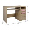 ΓΡΑΦΕΙΟ PLAYROOM SONAMA+ ΡΟΖ ΧΕΡΟΥΛΙ HM11154.02 110X55X76.5 ΓΡΑΦΕΙΟ PLAYROOM SONAMA+ ΡΟΖ ΧΕΡΟΥΛΙ HM11154.02 110X55X76.5