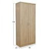 ΝΤΟΥΛΑΠΑ 2ΦΥΛΛΗ JENNA SONAMA HM368.02 80x43x181 ΝΤΟΥΛΑΠΑ 2ΦΥΛΛΗ JENNA SONAMA HM368.02 80x43x181
