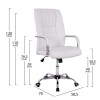 ΚΑΡΕΚΛΑ ΓΡΑΦΕΙΟΥ ANGEE HM1106.02 ΣΕ ΧΡΩΜΑ ΛΕΥΚΟ 58,5x70x120 cm ΚΑΡΕΚΛΑ ΓΡΑΦΕΙΟΥ ANGEE HM1106.02 ΣΕ ΧΡΩΜΑ ΛΕΥΚΟ 58,5x70x120 cm