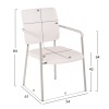 ΚΑΡΕΚΛΑ QUESTA ΜΕ ΜΠΡΑΤΣΑ HM1070.02 ΛΕΥΚΗ 56,5x59x85 cm ΚΑΡΕΚΛΑ QUESTA ΜΕ ΜΠΡΑΤΣΑ HM1070.02 ΛΕΥΚΗ 56,5x59x85 cm
