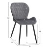 ΚΑΡΕΚΛΑ ADALYN ΜΕ ΜΑΥΡΟ PU ΚΑΙ ΓΚΡΙ ΒΕΛΟΥΔΟ HM8729.01 51x58x82Υ εκ. ΚΑΡΕΚΛΑ ADALYN ΜΕ ΜΑΥΡΟ PU ΚΑΙ ΓΚΡΙ ΒΕΛΟΥΔΟ HM8729.01 51x58x82Υ εκ.