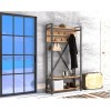 ΕΠΙΠΛΟ ΕΙΣΟΔΟΥ HM8943.01 NATURAL WOOD & ΜΑΥΡΟ 90x34x180 εκ. ΕΠΙΠΛΟ ΕΙΣΟΔΟΥ HM8943.01 NATURAL WOOD & ΜΑΥΡΟ 90x34x180 εκ.