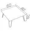 ΤΡΑΠΕΖΙ ΣΑΛΟΝΙΟΥ DIANE HM9180.01 SONAMA ΛΕΥΚΟ 60x60x29Y εκ. ΤΡΑΠΕΖΙ ΣΑΛΟΝΙΟΥ DIANE HM9180.01 SONAMA ΛΕΥΚΟ 60x60x29Y εκ.
