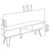 ΕΠΙΠΛΟ ΤΗΛΕΟΡΑΣΗΣ DIANE HM9211.01 SONAMA ΛΕΥΚΟ ΕΚΡΟΥ 151x30x48Y εκ. ΕΠΙΠΛΟ ΤΗΛΕΟΡΑΣΗΣ DIANE HM9211.01 SONAMA ΛΕΥΚΟ ΕΚΡΟΥ 151x30x48Y εκ.