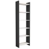 ΒΙΒΛΙΟΘΗΚΗ CLASSIKER HM9226.13 ΜΕΛΑΜΙΝΗΣ ΓΚΡΙ-ΛΕΥΚΟ 48,5x22x160Υεκ. ΒΙΒΛΙΟΘΗΚΗ CLASSIKER HM9226.13 ΜΕΛΑΜΙΝΗΣ ΓΚΡΙ-ΛΕΥΚΟ 48,5x22x160Υεκ.