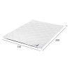 ΑΝΩΣΤΡΩΜΑ HM670.05 ΜΕ FOAM ΛΕΥΚΟ 150x200x5Y εκ. ΑΝΩΣΤΡΩΜΑ HM670.05 ΜΕ FOAM ΛΕΥΚΟ 150x200x5Y εκ.