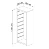 ΣΥΡΤΑΡΙΕΡΑ SANI HM18201.03 ΜΕΛΑΜΙΝΗ SONAMA-ΛΕΥΚΑ ΣΥΡΤΑΡΙΑ P.E. 45,5x29,6x118,5Υεκ ΣΥΡΤΑΡΙΕΡΑ SANI HM18201.03 ΜΕΛΑΜΙΝΗ SONAMA-ΛΕΥΚΑ ΣΥΡΤΑΡΙΑ P.E. 45,5x29,6x118,5Υεκ
