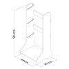 ΕΠΙΠΛΟ ΑΠΟΘΗΚΕΥΣΗΣ FRED HM18207.01 ΛΕΥΚΗ ΜΕΛΑΜΙΝΗ 44x35x90Υεκ. ΕΠΙΠΛΟ ΑΠΟΘΗΚΕΥΣΗΣ FRED HM18207.01 ΛΕΥΚΗ ΜΕΛΑΜΙΝΗ 44x35x90Υεκ.