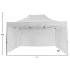 GAZEBO ΕΠΑΓΓΕΛΜΑΤΙΚΟ ΒΑΡΕΩΣ ΤΥΠΟΥ CRESSEN HM21098.01 ΠΤΥΣΣΟΜΕΝΟ ΑΛΟΥΜΙΝΙΟΥ 3x4,5x3,4Yμ GAZEBO ΕΠΑΓΓΕΛΜΑΤΙΚΟ ΒΑΡΕΩΣ ΤΥΠΟΥ CRESSEN HM21098.01 ΠΤΥΣΣΟΜΕΝΟ ΑΛΟΥΜΙΝΙΟΥ 3x4,5x3,4Yμ