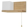 GLOBOSTAR® AMITY 01365 Μοντέρνο Φωτιστικό Τοίχου - Απλίκα με Ντουί 1 x E27 AC 220-240V IP20 - Μπεζ & Λευκό - Μ30 x Π14.5 x Υ15cm GLOBOSTAR® AMITY 01365 Μοντέρνο Φωτιστικό Τοίχου - Απλίκα με Ντουί 1 x E27 AC 220-240V IP20 - Μπεζ & Λευκό - Μ30 x Π14.5 x Υ15cm