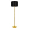 GloboStar® ASHLEY 00825 Μοντέρνο Επιδαπέδιο Φωτιστικό Μονόφωτο 1 x E27 IP20 Χρυσό Μέταλλο με Μαύρο Ύφασμα - Μ40 x Π40 x Υ148cm GloboStar® ASHLEY 00825 Μοντέρνο Επιδαπέδιο Φωτιστικό Μονόφωτο 1 x E27 IP20 Χρυσό Μέταλλο με Μαύρο Ύφασμα - Μ40 x Π40 x Υ148cm
