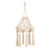 GloboStar® 36201 MOROCCO Boho Καπέλο Φωτιστικού- Μακραμέ Πλεκτό Χειροποίητο Μπεζ Βαμβακερό Νήμα - Μ30 x Π30 x Υ70cm GloboStar® 36201 MOROCCO Boho Καπέλο Φωτιστικού- Μακραμέ Πλεκτό Χειροποίητο Μπεζ Βαμβακερό Νήμα - Μ30 x Π30 x Υ70cm