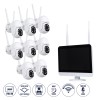 GloboStar® 86042 Ασύρματο Καταγραφικό με Οθόνη - 8 x Camera 2MP 1080P WiFi 360° Μοιρών - Αδιάβροχο IP66 - Νυχτερινή Όραση με LED IR - Διπλή Κατέυθυνση Ομιλίας - Ανιχνευτή Κίνησης - Νυχτερινή Λήψη - Λευκό GloboStar® 86042 Ασύρματο Καταγραφικό με Οθόνη - 8 x Camera 2MP 1080P WiFi 360° Μοιρών - Αδιάβροχο IP66 - Νυχτερινή Όραση με LED IR - Διπλή Κατέυθυνση Ομιλίας - Ανιχνευτή Κίνησης - Νυχτερινή Λήψη - Λευκό