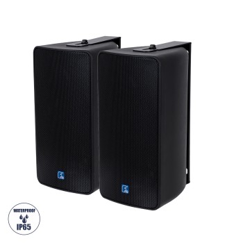GLOBOSTAR® FDB ES106BT 98002 Επιτοίχιο Παθητικό Ηχείο Εγκαταστάσεων με Μετασχηματιστή 100V & 16Ω - 160W RMS (320W Peak) - 1 x 6" Inches LF & 1 x 1" Inches HF - Αδιάβροχο IP46 - Μαύρο - Μ18.2 x Π27.3 x Υ36.2cm - Σετ 2 Τεμαχίων - 2 Χρόνια Εγγύηση
