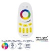 GloboStar® 71409 FUT096 Mi-Light Ασύρματο Χειριστήριο Αφής RF 2.4Ghz 4 Group για όλα τα RGBW Mi-BOXER Controller DC 3V 2 x AAA - IP20 Λευκό Μ12 x Π5.4 x Υ2cm - 5 Years Warranty GloboStar® 71409 FUT096 Mi-Light Ασύρματο Χειριστήριο Αφής RF 2.4Ghz 4 Group για όλα τα RGBW Mi-BOXER Controller DC 3V 2 x AAA - IP20 Λευκό Μ12 x Π5.4 x Υ2cm - 5 Years Warranty