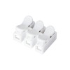 GloboStar® FAST-CONNECT 69906 Τριπλή Κλέμα Ταχείας Σύνδεσης & Διακλάδωσης Καλωδίων - 3 x Είσοδοι & 3 x Έξοδοι με Συμβατή Διατομή Καλωδίων 0.2mm² έως 1mm² - 250V 2A Max - Μ2 x Π2.7 x Υ1.9cm - Λευκό - Πακέτο 20 Τεμαχίων - 5 Years Warranty GloboStar® FAST-CONNECT 69906 Τριπλή Κλέμα Ταχείας Σύνδεσης & Διακλάδωσης Καλωδίων - 3 x Είσοδοι & 3 x Έξοδοι με Συμβατή Διατομή Καλωδίων 0.2mm² έως 1mm² - 250V 2A Max - Μ2 x Π2.7 x Υ1.9cm - Λευκό - Πακέτο 20 Τεμαχίων - 5 Years Warranty