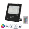 GloboStar® 75601 Επαγγελματικός Προβολέας LED 30W 1950lm 120° AC 220-240V Αδιάβροχος IP66 με Ασύρματο Χειριστήριο IR - RGB - Μ17 x Π4.5 x Υ20cm - 3 Χρόνια Εγγύηση GloboStar® 75601 Επαγγελματικός Προβολέας LED 30W 1950lm 120° AC 220-240V Αδιάβροχος IP66 με Ασύρματο Χειριστήριο IR - RGB - Μ17 x Π4.5 x Υ20cm - 3 Χρόνια Εγγύηση