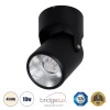 GloboStar® DETRONIC 60504 Επιφανειακό Κινούμενο Spot Downlight LED 10W 1300lm 24° AC 220-240V IP20 Φ9cm x Υ16cm - Στρόγγυλο - Μαύρο - Φυσικό Λευκό 4500K - Bridgelux COB - TÜV Certified Driver - 5 Χρόνια Εγγύηση GloboStar® DETRONIC 60504 Επιφανειακό Κινούμενο Spot Downlight LED 10W 1300lm 24° AC 220-240V IP20 Φ9cm x Υ16cm - Στρόγγυλο - Μαύρο - Φυσικό Λευκό 4500K - Bridgelux COB - TÜV Certified Driver - 5 Χρόνια Εγγύηση