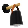 GLOBOSTAR® AMY 00947 Μοντέρνο Φωτιστικό Τοίχου - Απλίκα με Ντουί 1 x E27 AC 220-240V IP20 - Μαύρο & Μπεζ - Μ13 x Π22 x Υ25.5cm GLOBOSTAR® AMY 00947 Μοντέρνο Φωτιστικό Τοίχου - Απλίκα με Ντουί 1 x E27 AC 220-240V IP20 - Μαύρο & Μπεζ - Μ13 x Π22 x Υ25.5cm