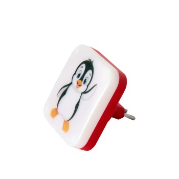 GloboStar® KIDDO 202-0004 Παιδικό Φωτιστικό Νυκτός LED 1W 95lm 120° AC220-240V IP20 Ψυχρό Λευκό 6000K - Μ5.5 x Π5.5 x Υ8cm - 2 Χρόνια Εγγύηση