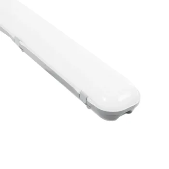 GLOBOSTAR® PARKING 61702 120cm Γραμμικό Βιομηχανικό Φωτιστικό Tri-Proof Τεχνολογίας Smart Group Linkable Control System 2.4Ghz με Αισθητήρα Κίνησης Microwave LED 48W 5760lm 120° AC 220-240V Αδιάβροχο IP65 Φυσικό Λευκό 5000K - LUMILEDs SMD Chip & TÜV SÜD D