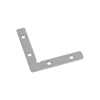 GLOBOSTAR® LUMILINE 61783 Σύνδεσμος Γ Επέκτασης Προφίλ Αλουμινίου - Ασημί - Μ4.6 x Π0.8 x Υ4.6cm