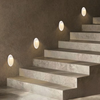 kelvo STEPART KLV-101-0103 Φωτιστικό Σκαλοπατιού / Διαδρόμου LED 3W 375lm 45° AC 220-240V Αδιάβροχο IP65 Θερμό Λευκό 2700K - Lumileds SMD Chip & TÜV SÜD Driver - Λευκό Ματ - Μ13 x Π5.5 x Υ26cm - 5 Χρόνια Εγγύηση