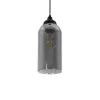 GLOBOSTAR® TUBE 206-0030 Μοντέρνο Κρεμαστό Φωτιστικό Οροφής με Ντουί 1 x E27 AC 220-240V IP20 - Μαύρο Φιμέ - Μ10 x Π10 x Υ24cm GLOBOSTAR® TUBE 206-0030 Μοντέρνο Κρεμαστό Φωτιστικό Οροφής με Ντουί 1 x E27 AC 220-240V IP20 - Μαύρο Φιμέ - Μ10 x Π10 x Υ24cm