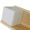 GLOBOSTAR® AMITY 01365 Μοντέρνο Φωτιστικό Τοίχου - Απλίκα με Ντουί 1 x E27 AC 220-240V IP20 - Μπεζ & Λευκό - Μ30 x Π14.5 x Υ15cm GLOBOSTAR® AMITY 01365 Μοντέρνο Φωτιστικό Τοίχου - Απλίκα με Ντουί 1 x E27 AC 220-240V IP20 - Μπεζ & Λευκό - Μ30 x Π14.5 x Υ15cm