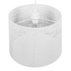 GloboStar® ACCADEMIA 01557 Μοντέρνο Κρεμαστό Φωτιστικό Καπέλο Μονόφωτο 1 x E27 IP20 Λευκό Μέταλλο - Μ35 x Π35 x Υ25cm GloboStar® ACCADEMIA 01557 Μοντέρνο Κρεμαστό Φωτιστικό Καπέλο Μονόφωτο 1 x E27 IP20 Λευκό Μέταλλο - Μ35 x Π35 x Υ25cm