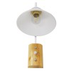 GloboStar® ALESSIA 01458 Μοντέρνο Επιτοίχιο Φωτιστικό Απλίκα Μονόφωτο 1 x E27 IP20 Λευκό Μέταλλο, Λευκό Γυαλί με Μπεζ Ξύλο - Μ18 x Π26 x Υ29cm GloboStar® ALESSIA 01458 Μοντέρνο Επιτοίχιο Φωτιστικό Απλίκα Μονόφωτο 1 x E27 IP20 Λευκό Μέταλλο, Λευκό Γυαλί με Μπεζ Ξύλο - Μ18 x Π26 x Υ29cm