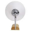 GloboStar® ALESSIA 01459 Μοντέρνο Επιτοίχιο Φωτιστικό Απλίκα Μονόφωτο 1 x E27 IP20 Ασημί Μέταλλο, Λευκό Γυαλί με Μπεζ Ξύλο - Μ18 x Π26 x Υ29cm GloboStar® ALESSIA 01459 Μοντέρνο Επιτοίχιο Φωτιστικό Απλίκα Μονόφωτο 1 x E27 IP20 Ασημί Μέταλλο, Λευκό Γυαλί με Μπεζ Ξύλο - Μ18 x Π26 x Υ29cm