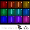 GloboStar® ALIEN-DIVA-BLACK-50-8 ALIEN Design DIVA Μοντέρνο Minimal Nordic Μεταλλικό Φωτιστικό Επιτραπέζιο - Πορτατίφ - Λαμπατέρ Μαύρο LED 8W 800lm με Ασύρματο Χειριστήριο RF & Dimmer IP20 Πολύχρωμο RGB Μ3 x Π1.6 x Υ50cm GloboStar® ALIEN-DIVA-BLACK-50-8 ALIEN Design DIVA Μοντέρνο Minimal Nordic Μεταλλικό Φωτιστικό Επιτραπέζιο - Πορτατίφ - Λαμπατέρ Μαύρο LED 8W 800lm με Ασύρματο Χειριστήριο RF & Dimmer IP20 Πολύχρωμο RGB Μ3 x Π1.6 x Υ50cm