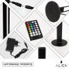 GloboStar® ALIEN-DIVA-BLACK-50-8 ALIEN Design DIVA Μοντέρνο Minimal Nordic Μεταλλικό Φωτιστικό Επιτραπέζιο - Πορτατίφ - Λαμπατέρ Μαύρο LED 8W 800lm με Ασύρματο Χειριστήριο RF & Dimmer IP20 Πολύχρωμο RGB Μ3 x Π1.6 x Υ50cm GloboStar® ALIEN-DIVA-BLACK-50-8 ALIEN Design DIVA Μοντέρνο Minimal Nordic Μεταλλικό Φωτιστικό Επιτραπέζιο - Πορτατίφ - Λαμπατέρ Μαύρο LED 8W 800lm με Ασύρματο Χειριστήριο RF & Dimmer IP20 Πολύχρωμο RGB Μ3 x Π1.6 x Υ50cm