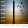 GloboStar® ALIEN-DIVA-BLACK-50-10 ALIEN Design DIVA Μοντέρνο Minimal Nordic Μεταλλικό Φωτιστικό Επιτραπέζιο - Πορτατίφ - Λαμπατέρ Μαύρο LED 10W 1500lm με Ασύρματο Χειριστήριο RF & Dimmer IP20 CCT Θερμό 2700 K έως Ψυχρό 6000K Μ3 x Π1.6 x Υ50cm GloboStar® ALIEN-DIVA-BLACK-50-10 ALIEN Design DIVA Μοντέρνο Minimal Nordic Μεταλλικό Φωτιστικό Επιτραπέζιο - Πορτατίφ - Λαμπατέρ Μαύρο LED 10W 1500lm με Ασύρματο Χειριστήριο RF & Dimmer IP20 CCT Θερμό 2700 K έως Ψυχρό 6000K Μ3 x Π1.6 x Υ50cm