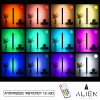 GloboStar® ALIEN-DIVA-BLACK-50-11 ALIEN Design DIVA Μοντέρνο Minimal Nordic Μεταλλικό Φωτιστικό Επιτραπέζιο - Πορτατίφ - Λαμπατέρ Μαύρο LED 10W 1500lm με Ασύρματο Χειριστήριο RF & Dimmer IP20 Πολύχρωμο RGBW Ψηφιακή με Τρεχούμενα Εφέ Μ3 x Π1.6 x Υ50cm GloboStar® ALIEN-DIVA-BLACK-50-11 ALIEN Design DIVA Μοντέρνο Minimal Nordic Μεταλλικό Φωτιστικό Επιτραπέζιο - Πορτατίφ - Λαμπατέρ Μαύρο LED 10W 1500lm με Ασύρματο Χειριστήριο RF & Dimmer IP20 Πολύχρωμο RGBW Ψηφιακή με Τρεχούμενα Εφέ Μ3 x Π1.6 x Υ50cm
