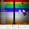 GloboStar® ALIEN-DIVA-BLACK-50-12 ALIEN Design DIVA Μοντέρνο Minimal Nordic Μεταλλικό Φωτιστικό Επιτραπέζιο - Πορτατίφ - Λαμπατέρ Μαύρο LED 10W 1500lm με Ασύρματο Χειριστήριο RF & Dimmer IP20 Πολύχρωμο RGBW + WW Smart Home Wi-Fi Μ3 x Π1.6 x Υ50cm GloboStar® ALIEN-DIVA-BLACK-50-12 ALIEN Design DIVA Μοντέρνο Minimal Nordic Μεταλλικό Φωτιστικό Επιτραπέζιο - Πορτατίφ - Λαμπατέρ Μαύρο LED 10W 1500lm με Ασύρματο Χειριστήριο RF & Dimmer IP20 Πολύχρωμο RGBW + WW Smart Home Wi-Fi Μ3 x Π1.6 x Υ50cm