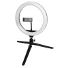 GloboStar® 75801 Professional Digital Ring Light Φ26cm LED SMD 30W 3000lm 180° DC 5V με Καλώδιο Τροφοδοσίας USB - Ενσωματωμένο Χειριστήριο Εναλλαγής Χρωμάτων & 1 Βάση Τηλεφώνου - Πολύχρωμο RGBW+WW Dimmable GloboStar® 75801 Professional Digital Ring Light Φ26cm LED SMD 30W 3000lm 180° DC 5V με Καλώδιο Τροφοδοσίας USB - Ενσωματωμένο Χειριστήριο Εναλλαγής Χρωμάτων & 1 Βάση Τηλεφώνου - Πολύχρωμο RGBW+WW Dimmable