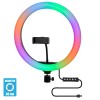 GloboStar® 75802 Professional Digital Ring Light Φ30cm LED SMD 40W 4000lm 180° DC 5V με Καλώδιο Τροφοδοσίας USB - Ενσωματωμένο Χειριστήριο Εναλλαγής Χρωμάτων & 1 Βάση Τηλεφώνου - Πολύχρωμο RGBW+WW Dimmable GloboStar® 75802 Professional Digital Ring Light Φ30cm LED SMD 40W 4000lm 180° DC 5V με Καλώδιο Τροφοδοσίας USB - Ενσωματωμένο Χειριστήριο Εναλλαγής Χρωμάτων & 1 Βάση Τηλεφώνου - Πολύχρωμο RGBW+WW Dimmable