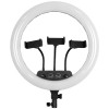 GloboStar® 75804 Professional Digital Ring Light Φ36cm LED SMD 50W 5000lm 180° AC 230V με Καλώδιο Τροφοδοσίας Πρίζας - Ασύρματο Χειριστήριο RF 2.4Ghz Εναλλαγής Χρωμάτων & 3 Βάσεις Τηλεφώνου - Πολύχρωμο RGBW+WW Dimmable GloboStar® 75804 Professional Digital Ring Light Φ36cm LED SMD 50W 5000lm 180° AC 230V με Καλώδιο Τροφοδοσίας Πρίζας - Ασύρματο Χειριστήριο RF 2.4Ghz Εναλλαγής Χρωμάτων & 3 Βάσεις Τηλεφώνου - Πολύχρωμο RGBW+WW Dimmable